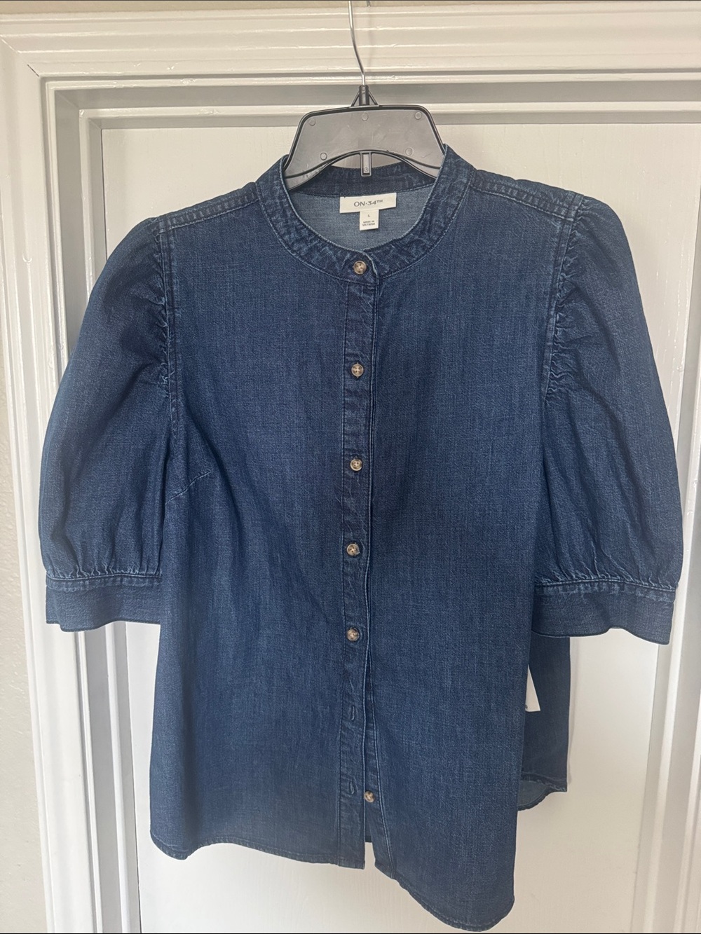 SP FASH 6 Midnight Button-Down Shirt - Large